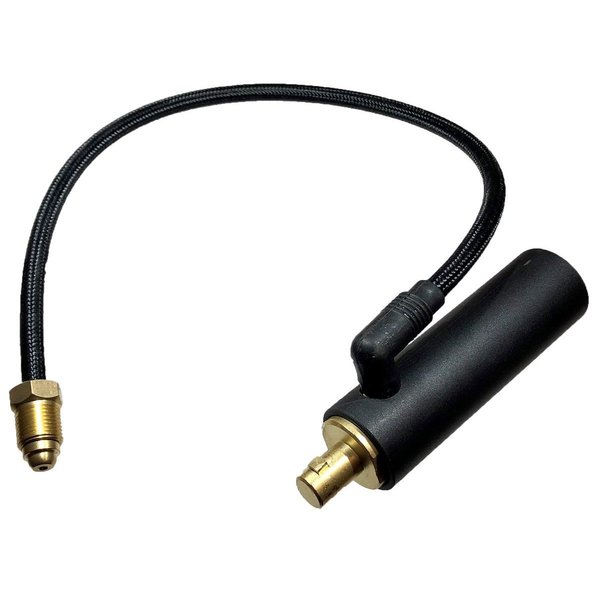 Powerweld TIG Torch Dinse Adaptor, 26-Series with Side Gas Hose PWTA26